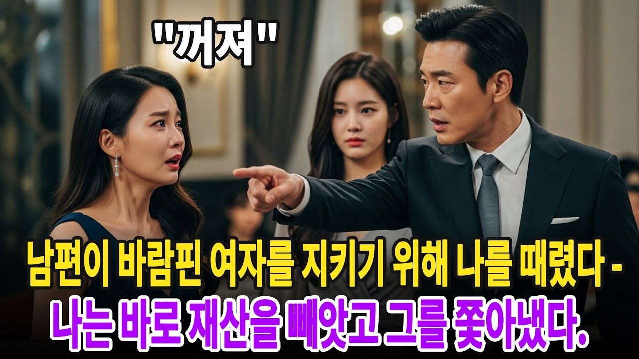 남편이 바람핀 여자를 지키기 위해 나를 때렸다   나는 바로 재산을 빼앗고 그를 쫓아냈다  ㅣ황혼연애ㅣ노후사연ㅣ재혼ㅣ오디오북   사연