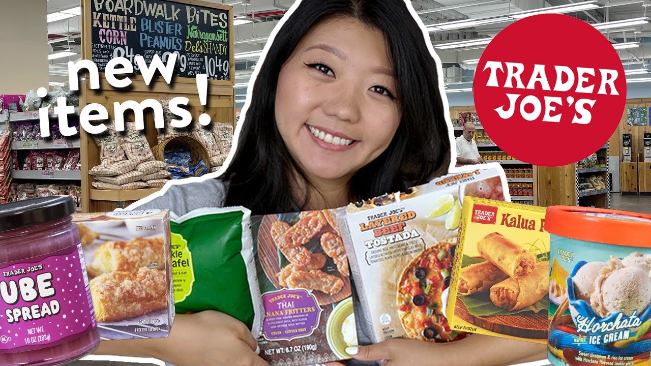 TRADER JOE’S FOOD HAUL! Trying NEW Trader Joe's Frozen Foods & Snacks