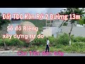 Ngân Hàng Áp Lực Cần Bán Gấp  Đất Hòn Rớ 2 Gần Sông Đường Nhựa 13.5m Hướng Tây Bắc