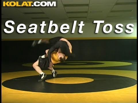 Wrestling Moves CARY KOLAT Single Leg to Seatbelt Toss