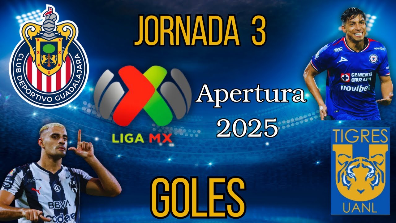 Todos los GOLES de la Jornada 3 + Tabla general | LIGA MX Apertura 2025 ...