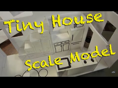 Scale model house building Scale model house building