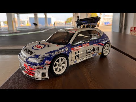 【希少】タミヤ RC プジョー 306MAXI WRC FF02シャーシ 希少】タミヤ RC プジョー 306MAXI WRC FF02シャーシ Tamiya 1