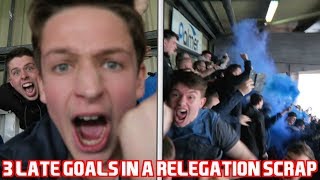 BARNSLEY vs BOLTON *VLOG* 3 LATE GOALS IN A RELEGATION SCRAP!!! SMOKE BOMBS!