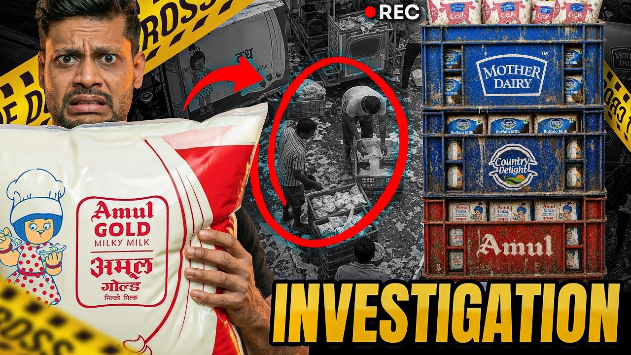 Milk Scam EXPOSED 🚨 – Amul, Mother Dairy to Reliance & DMart – Unsafe Milk ❌