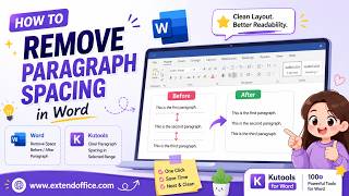 How to remove paragraph spacing in a Word document?