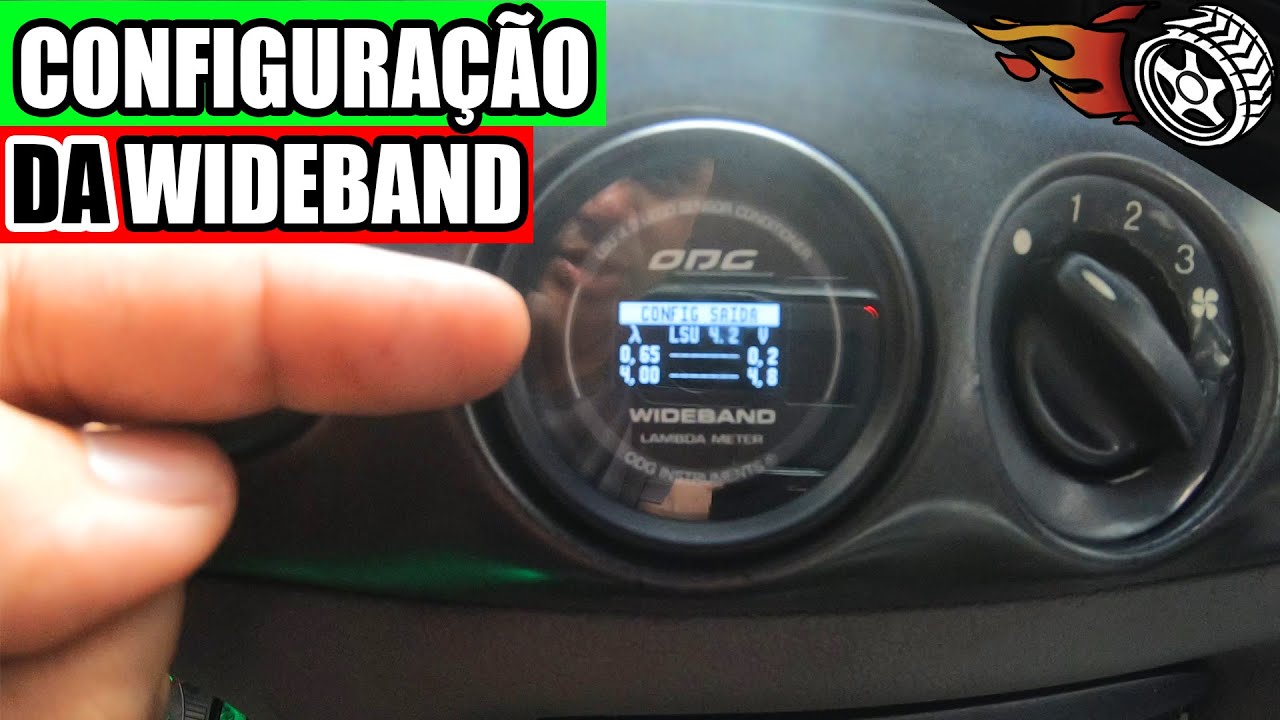 Controladora WideBand - Como Configurar e qual a melhor faixa de operação ?  