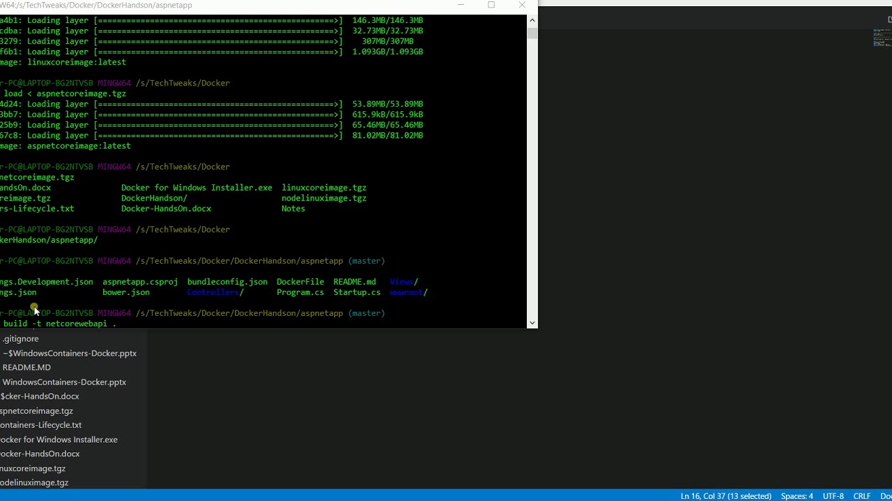 Build a Docker Image, Run the ASP.Net Core Web App on the Container ...