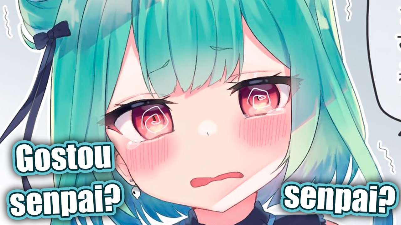 Rushia mostra suas novas roupas enquanto te chama de "senpai" com voz fofa! [Hololive sub BR]