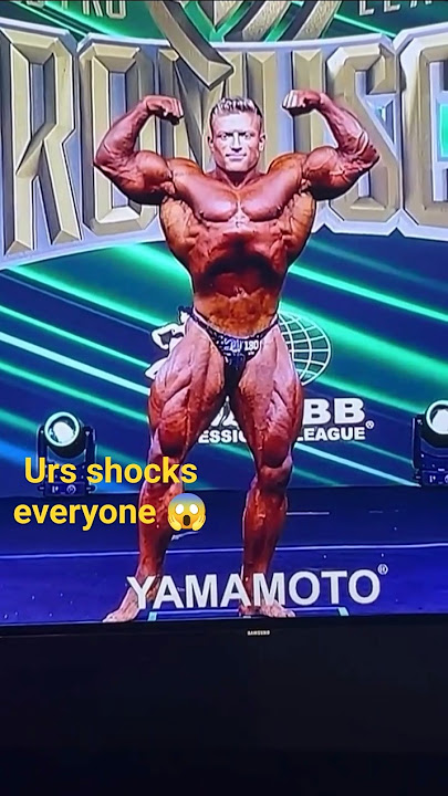 URS IN OPEN BODYBUILDING😱 #urskalecinski #gym #bodybuilding
