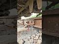 Missing Rail Pad &amp; Pandrol Clips at Fishplate Joint |  #railtrack #safety #fishplate #bangladesh