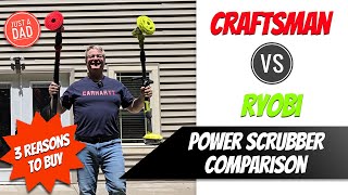CRAFTSMAN vs RYOBI Cordless Power Scrubber COMPARISON