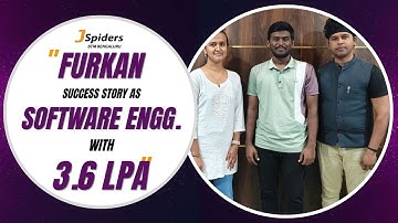 Furkan Ghalwade Placed as Software Engineer | BCA Graduate Success Story | JSpiders BTM Placement