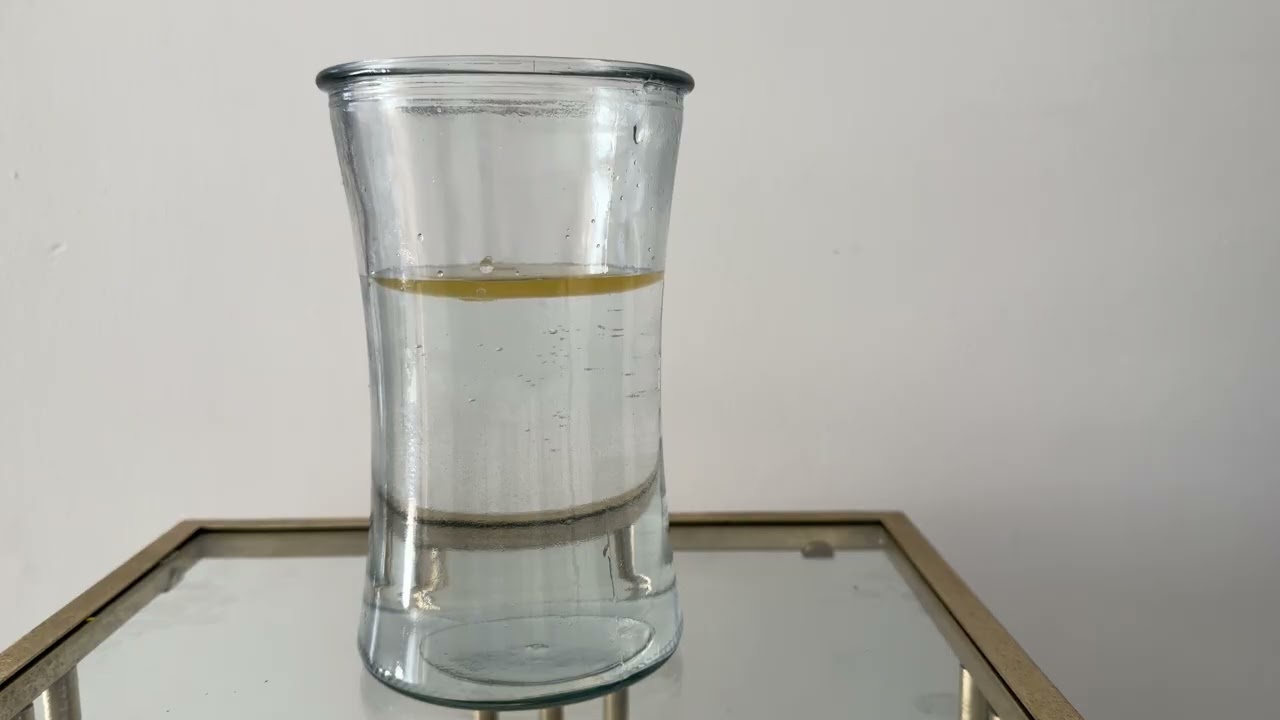 Water and Oil Mixing