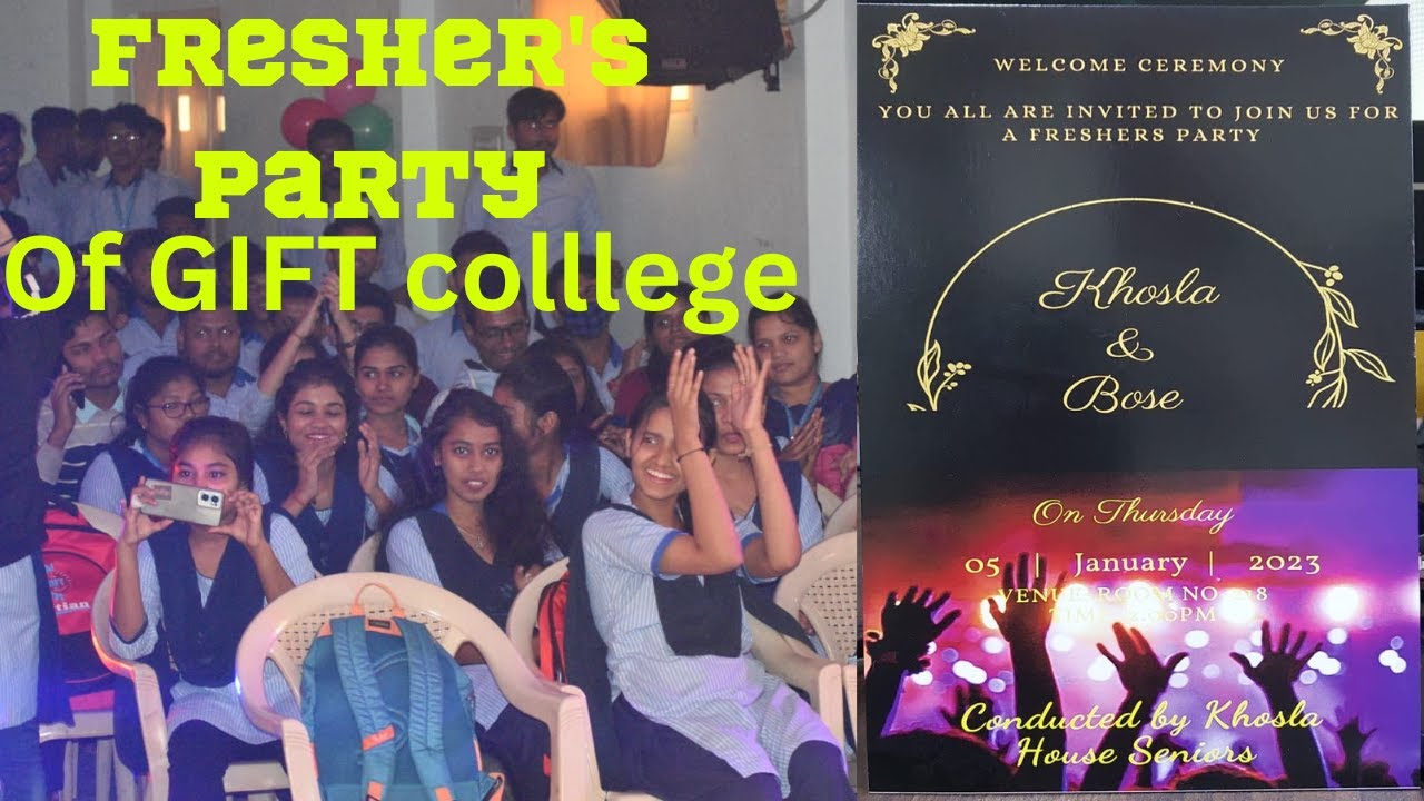 Freshers Party At GIFT Autonomous College BBSR Odia Nana Aman Vlogs freshers-party-at-gift-autonomous-college-bbsr-odia-nana-aman-vlogs