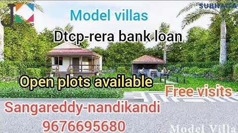 sangareddy-nandikandi #open plots & model villas close to RRR dtcprera bankloan #next level project