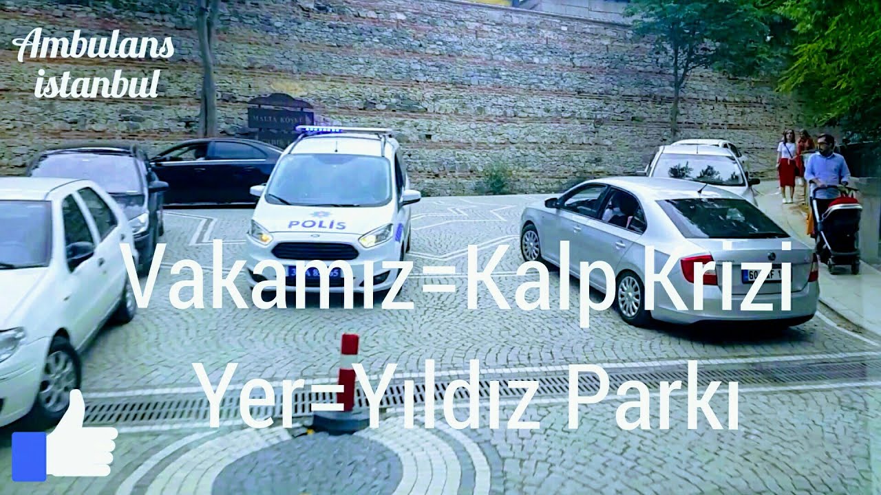 Ambulans İstanbul Kalp Krizi : Yıldız Parkı Ambulance Turkey