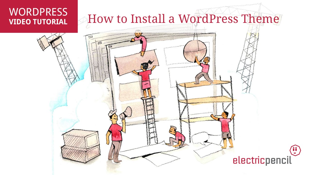 20 How to Install a WordPress Theme - YouTube