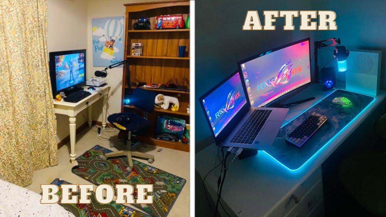 My 6 year gaming setup progression.. | 2019 - 2024 (budget setup)