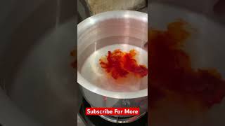 Two Colour (Red and Orange )Mixing In Boiling Water #shorts #shortvideo #cooking