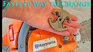 FASTEST Way to Remove Clutch Husqvarna Chainsaw. Change & Replace Clutch Easy DIY by OneSimpleDad 959 views 1 month ago 1 minute, 52 seconds