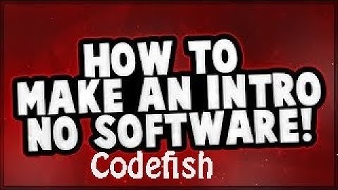 Create Free Intro Video without Any Software(bangla)