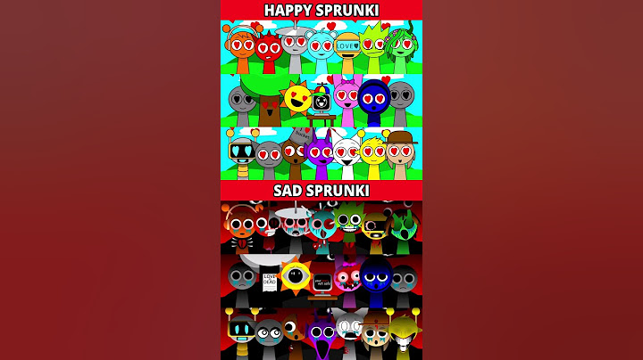 Sad Sprunki VS Happy Sprunki🔥🎶*MIX VERSION*