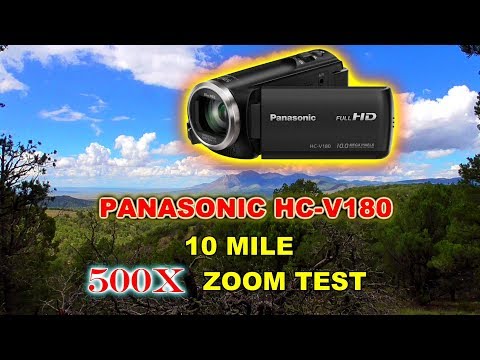 Panasonic HC-V180 10 mile Zoom Test