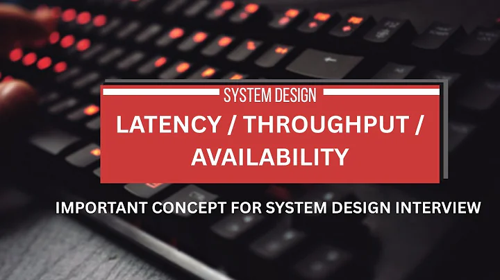 System Design Basics: Latency, Throughput & Availability Explained with Real-Life Examples
