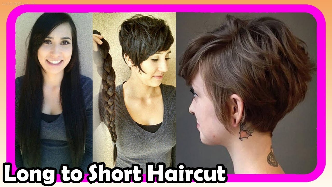 Beautiful Long to Short Pixie Haircut Women #16 ○ Extreme Hair Makeover ○  Hairstyles 2018 - YouTube