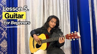 🎸 Lesson 5 | E Minor, A Minor & D Chord | Guitar for Beginners | Easy Tutorial | Let’s Play Together