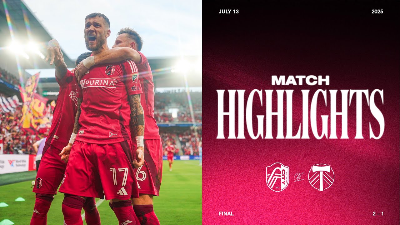 HARTEL BRACE | St. Louis CITY SC 2-1 Portland Timbers FC | Match Highlights