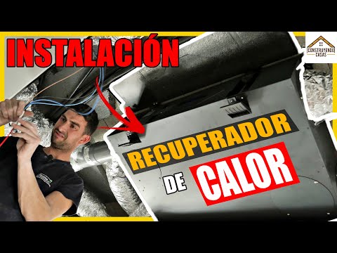 🔶Instalación RECUPERADOR de CALOR 🔶 Paso a paso, instalación en reforma, casa pasiva, pasisve house