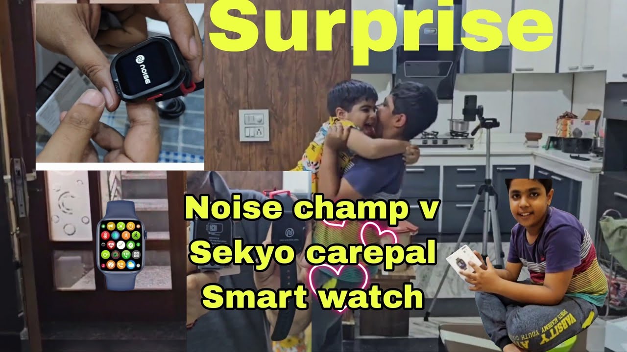Noise Champ 2 unboxing| Sekyo Carepal Pro unboxing| Best smartwatch for kids| GPS tracker  for kids|