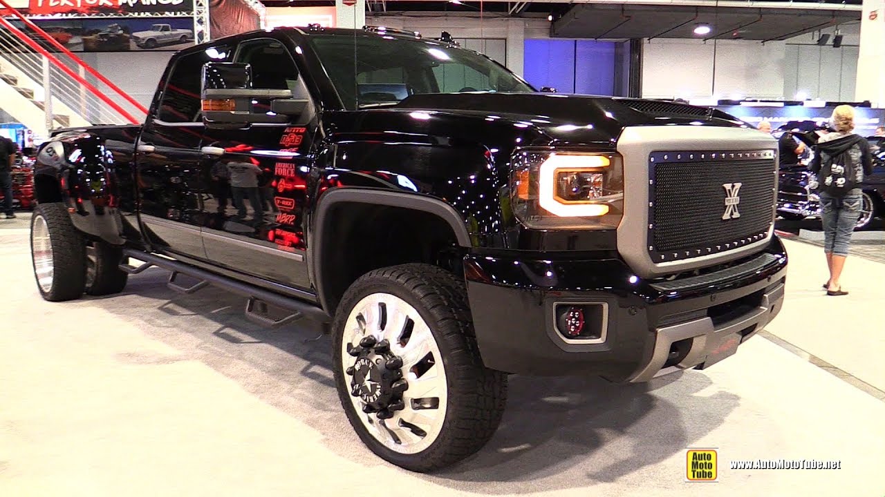 2017 GMC Sierra 3500 HD with Anzo Lights - Walkaround - SEMA 2016