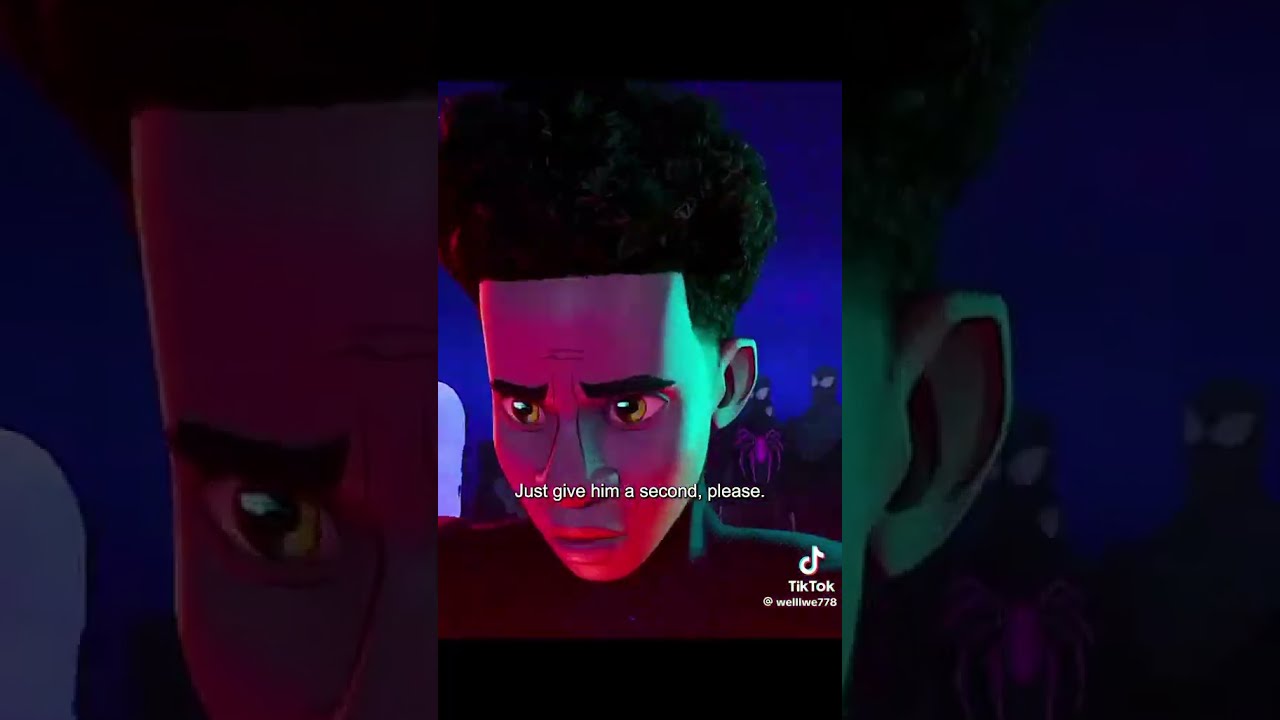 Spider Man Across The Verse Miles And Society Scene Spiderman Spiderverse