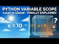 Variable Scope in Python (Local vs Global Variables) #python #variablesinpython #scope #programming