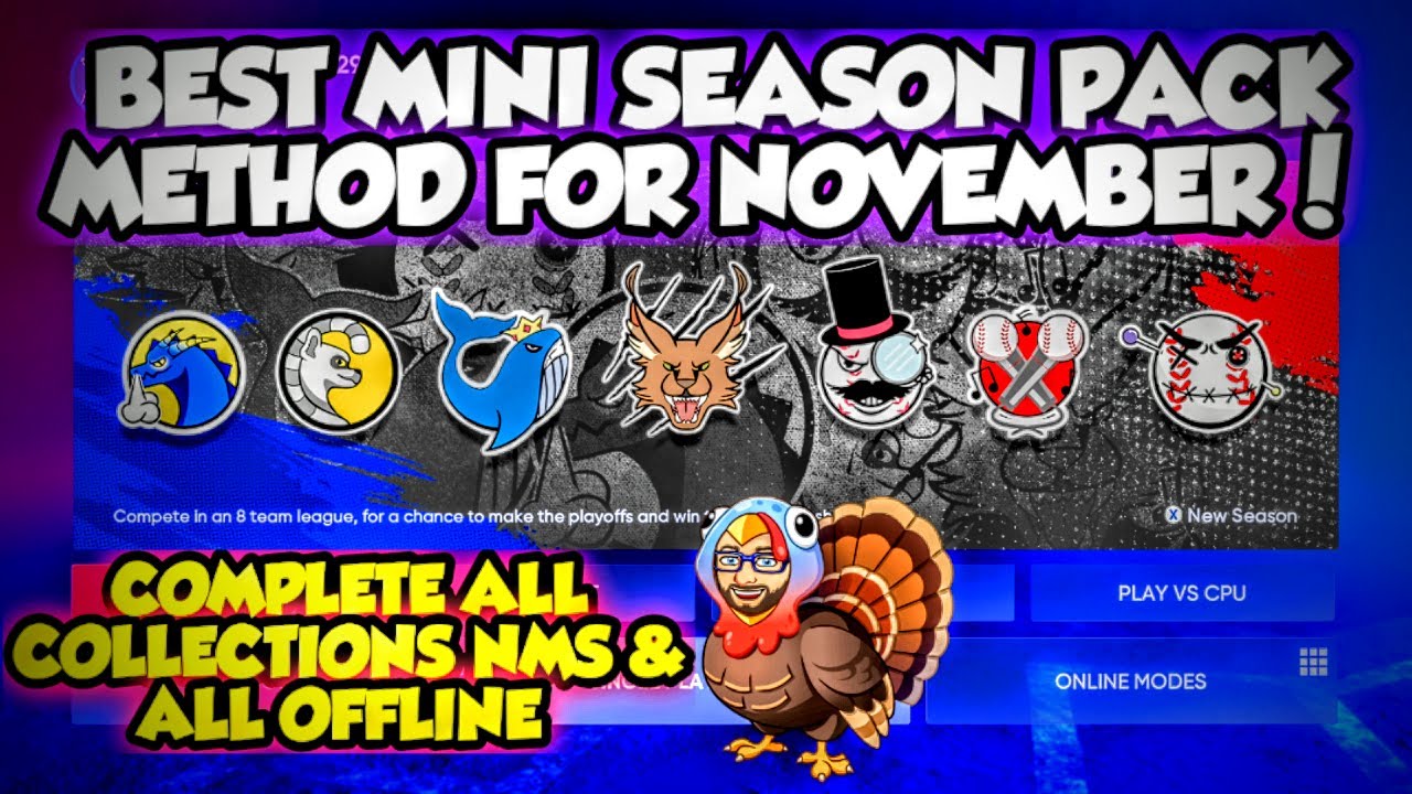BEST MINI SEASON METHOD FOR NOVEMBER IN MLB THE SHOW 22 DIAMOND DYNASTY