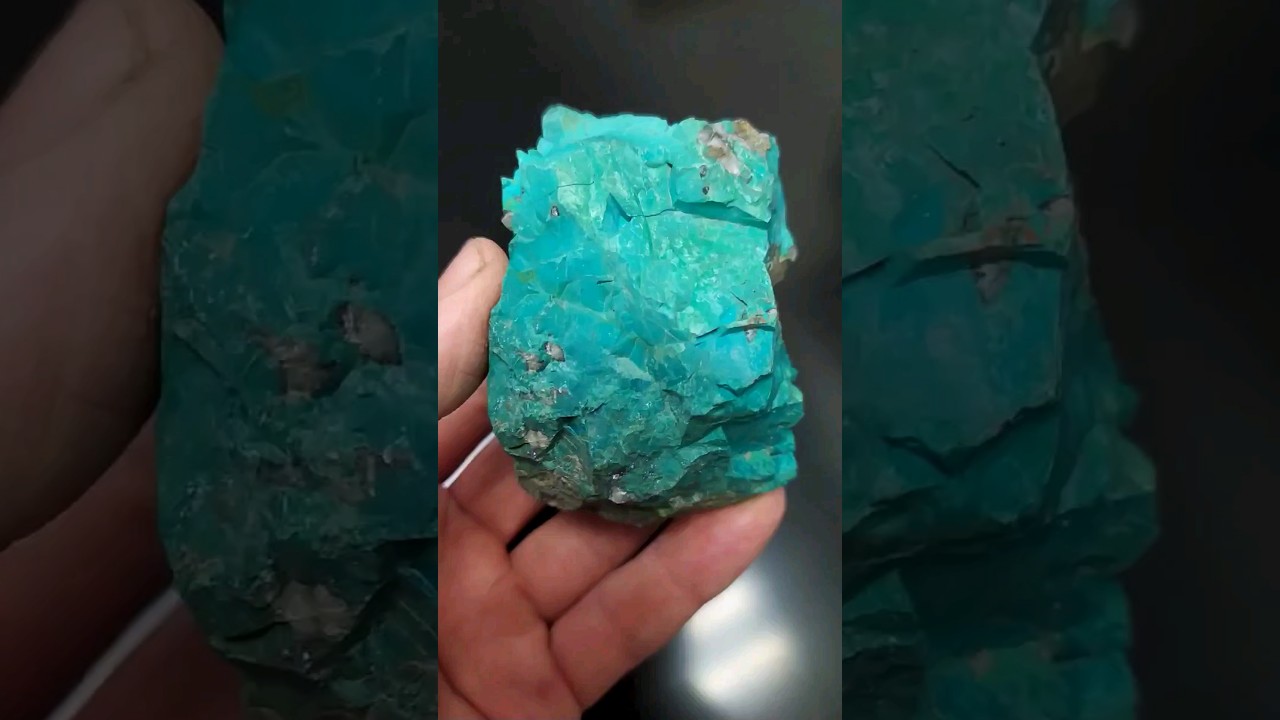 Камень хризоколла, мой любимый цвет 