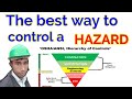 hierarchy of Risk control / best way to control a hazard / hierarchy of Risk control in Hindi