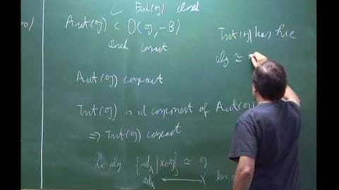 Programa de Doutorado: Lie Groups, Representation Theory and Symmetric Spaces - Aula 13
