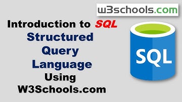 Introduction to SQL | Structured Query Language using W3Schools.com