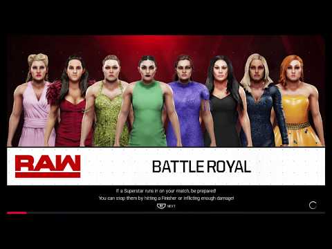 WWE 2K19 DRESS TO IMPESS BATTLE ROYAL DIVAS AND WOMAN