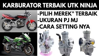 BEST CARBURETOR FOR KAWASAKI NINJA AND HOW TO SET THE CARBURETOR