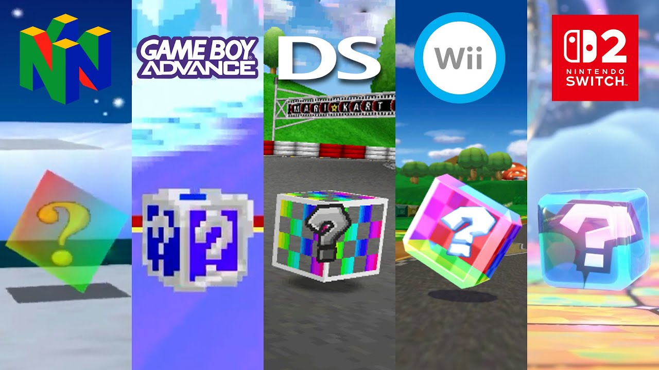 Item Box Evolution in Mario Kart (1992 - 2025)