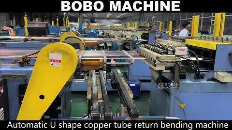 Automatic U shape copper tube return bending machine