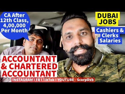 ACCOUNTANT & CA JOB in DUBAI 2021🔥🔥SALARIES:Accounts & Finance, 12th pass or FRESHERS Can Get Job?