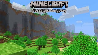 Minecraft Nostalgic Longplay - Relaxing Cave Base (No Commentary) Alpha 1.1