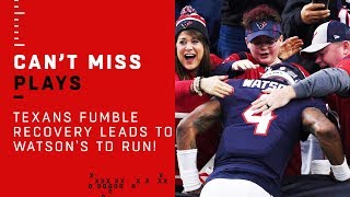 Texans Fumble Recovery Leads to Deshaun Watson's TD Run!