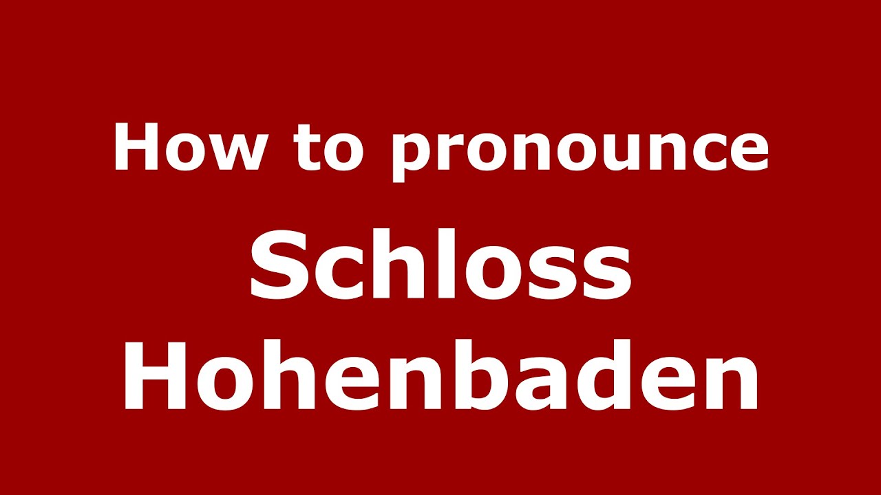 How to Pronounce Hohenbrunn (Germany) 